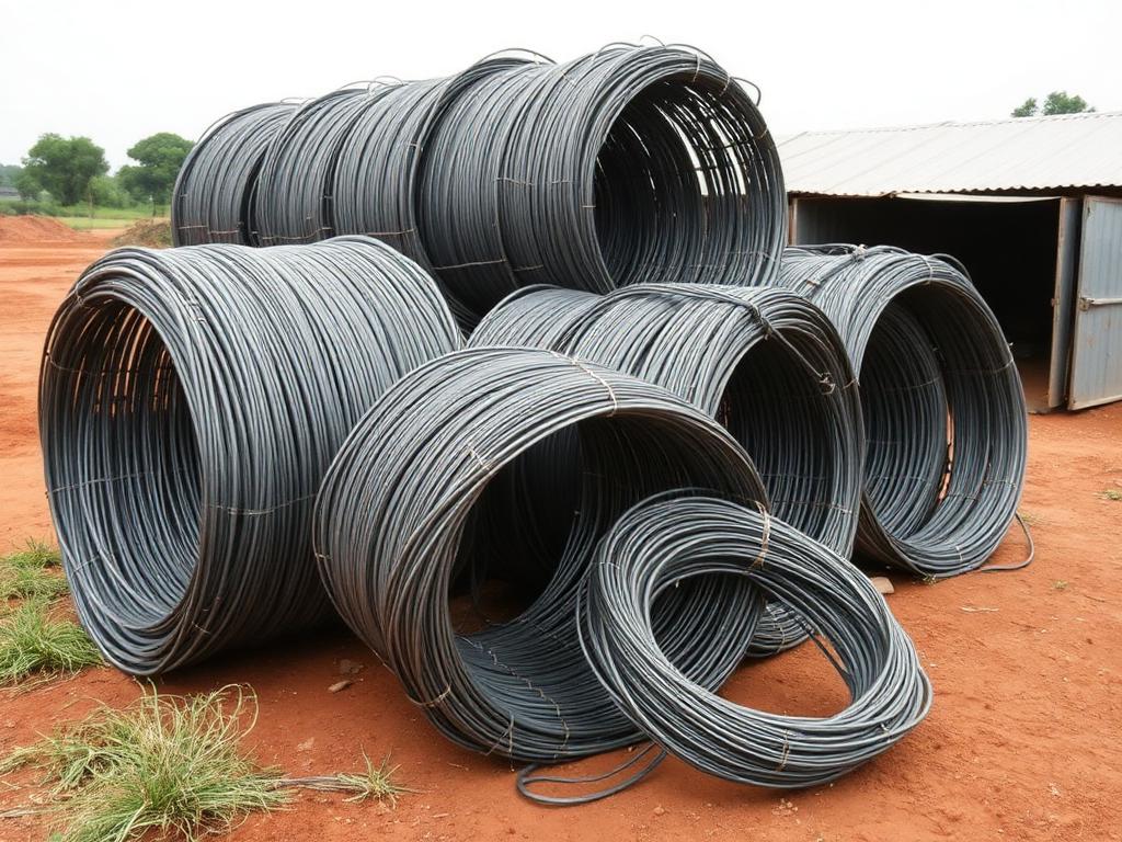 Scrap Wire Rolls — Farm Clearance, Gweru